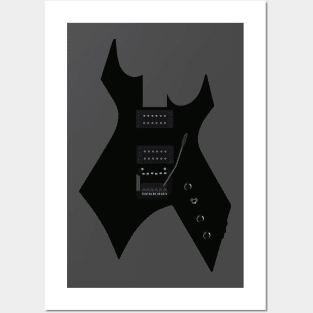 Black Guitar Posters and Art